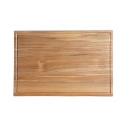 Kenmore Elite Kenosha 29 Inch Acacia Wood Cutting Board with Groove Handles