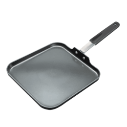 MASTERPAN Nonstick  Crepe Pan & Griddle with Silicone Grip, 11" (28cm)