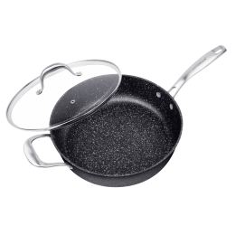 MASTERPAN Nonstick Saute $ Sauce Pan with Glass Lid, 5 Qt., 11" (28cm)