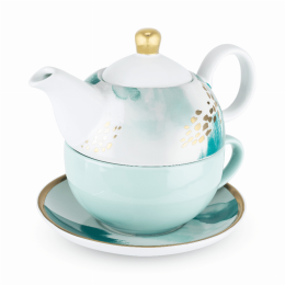 Addison Tea For One Set (Color: Mint  Abstract)